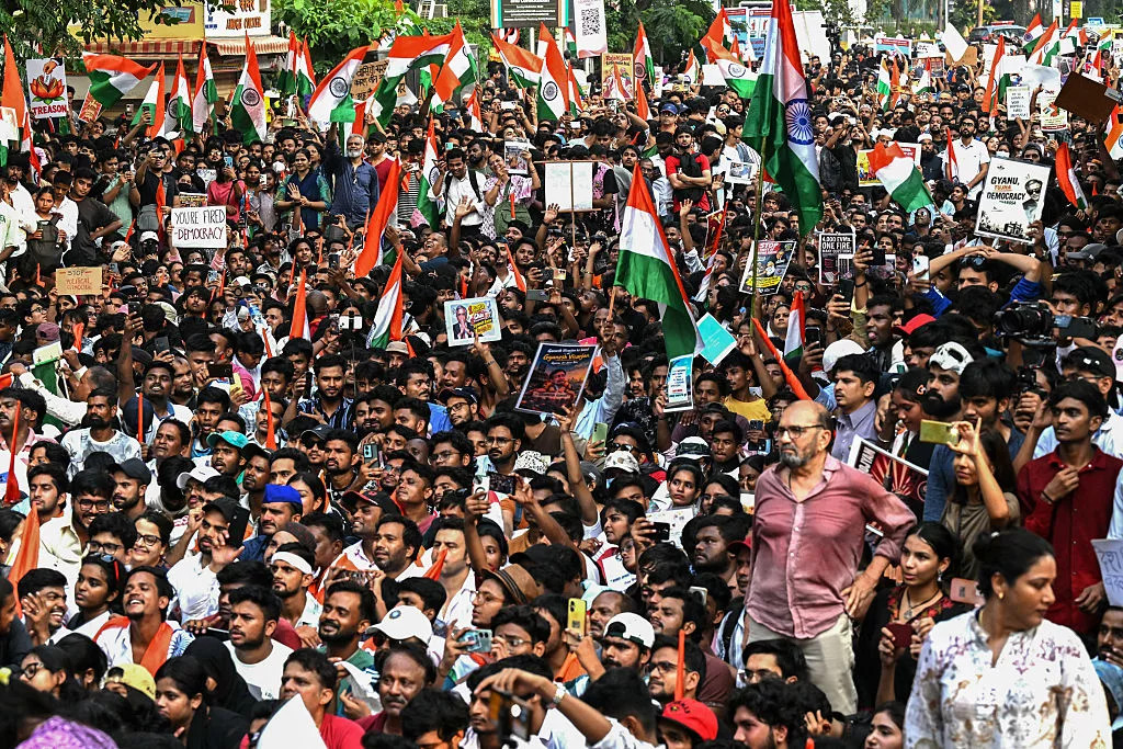 भारतमा निर्वाचन आयोगविरुद्ध प्रदर्शन